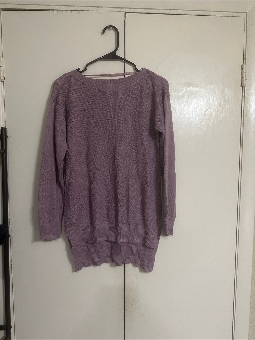 Cupio Lavender Crewneck Sweater - Soft Textured Knit
